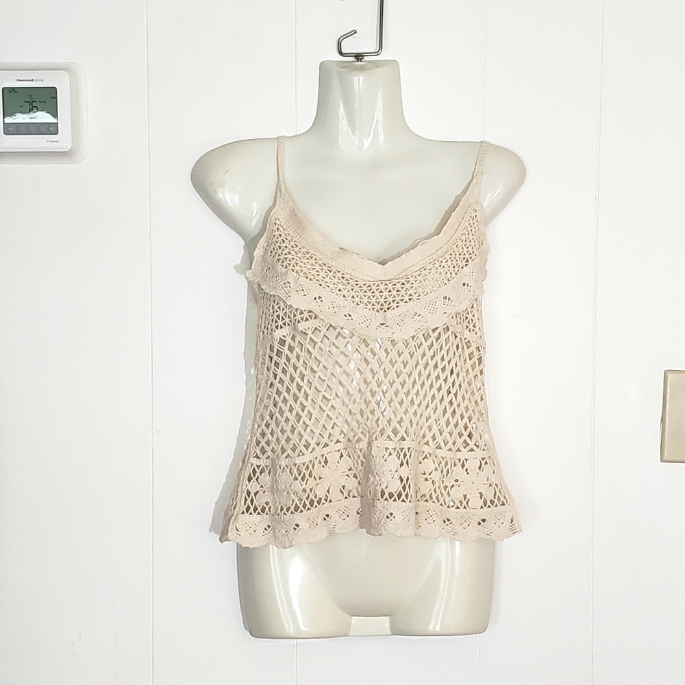 Native Rose Crochet Top Size S/M
